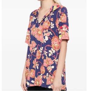 Johnny Was Montreux Polo Swing Tunic Top - Size XXL